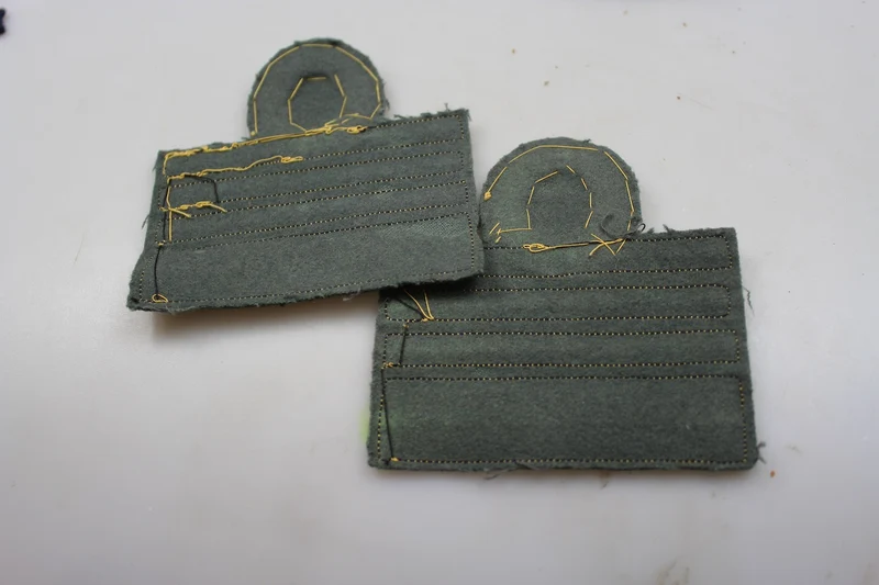 Paar M.34 Colonel REI WW2-Rangabzeichen