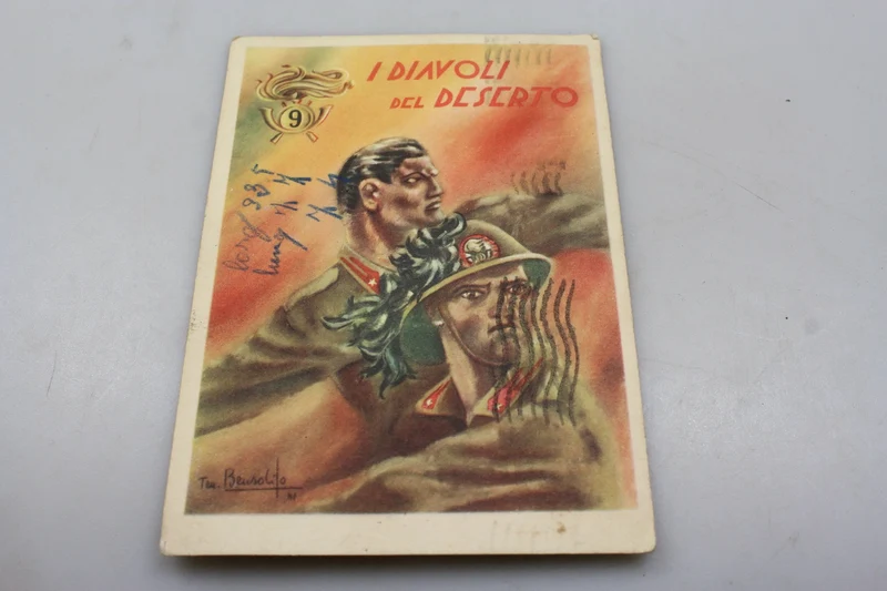 Postkarte des 9. Bersaglieri-Regiments