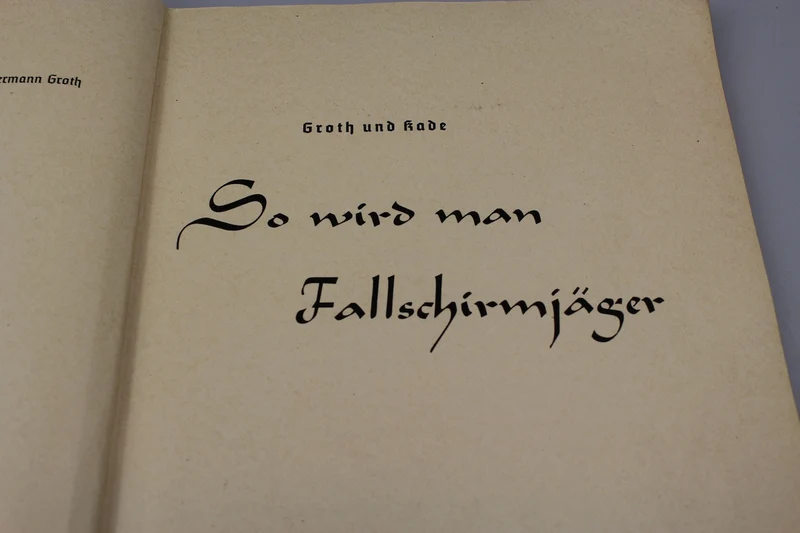"So Wirdmann Fallschirmjäger" 1943