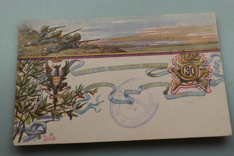 Postkarte 30. Bersaglieri
