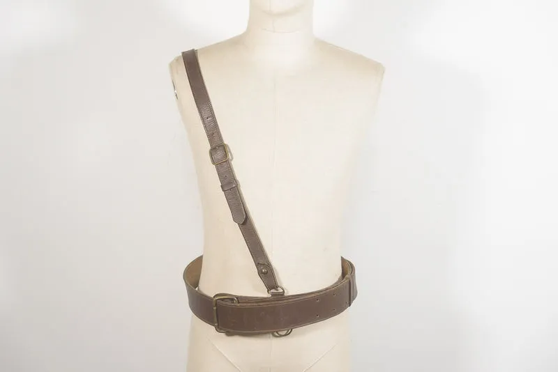 „Sam Browne“ Offiziers-REI-WW2-Gürtel