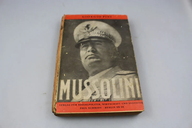 "Mussolini" G.Pini 1942 - Illustrierte Biographie des Duce