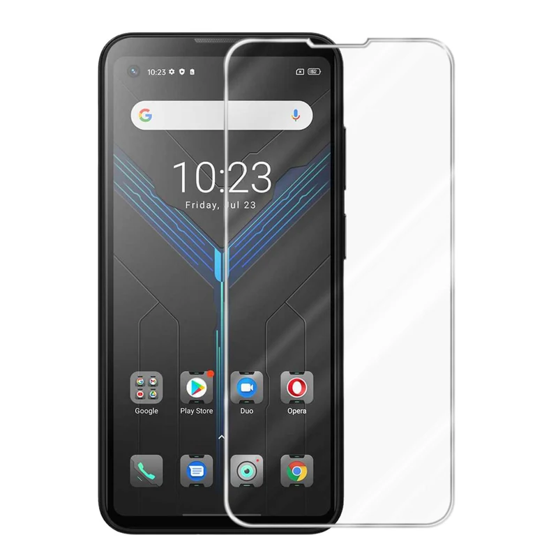 Cadorabo Panzer Folie kompatibel mit Blackview BL5000 - Schutzfolie Gehärtetes (Tempered) Display-Schutzglas in 9H Härte mit 3D Touch Kompatibilität