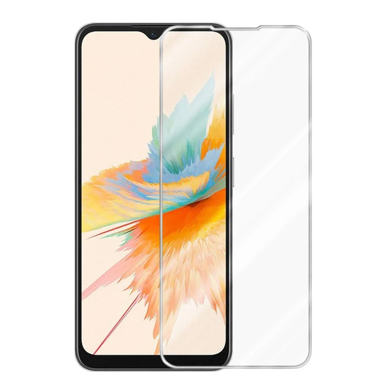 Cadorabo Panzer Folie kompatibel mit Blackview A85 - Schutzfolie Gehärtetes (Tempered) Display-Schutzglas in 9H Härte mit 3D Touch Kompatibilität