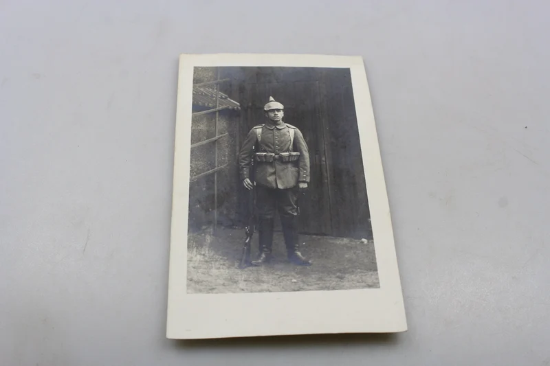 Foto eines deutschen Soldaten im Ersten Weltkrieg