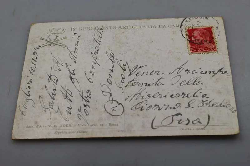 Postkarte XVI. Feldartillerieregiment