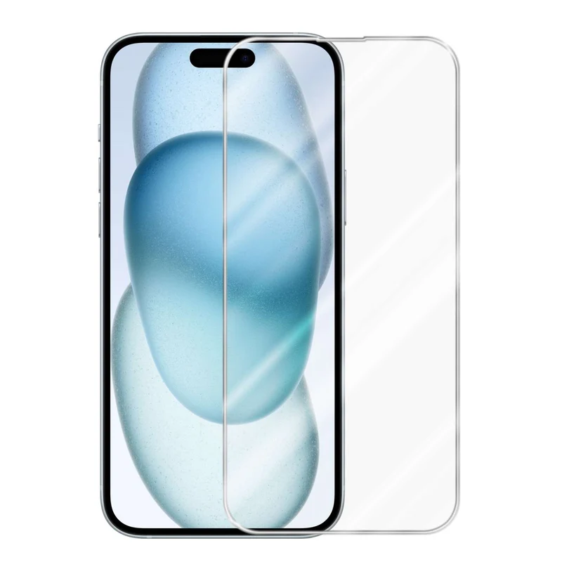 Cadorabo Panzer Folie kompatibel mit Apple iPhone 15 PLUS - Schutzfolie Gehärtetes (Tempered) Display-Schutzglas in 9H Härte mit 3D Touch Kompatibilität