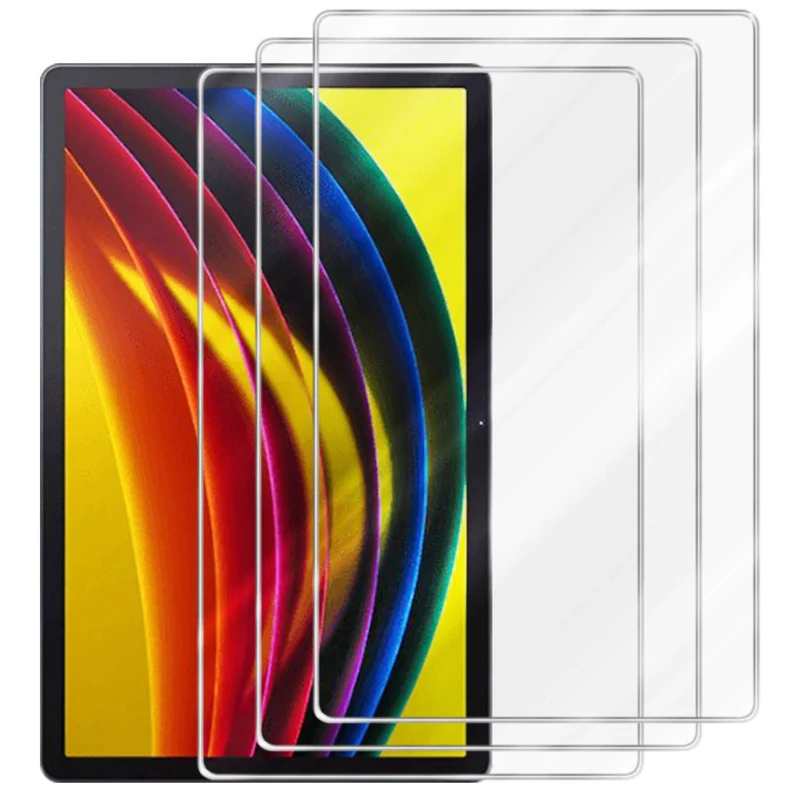 Cadorabo 3x Panzer Folie kompatibel mit Lenovo Tab P11 (11 Zoll) 3er Pack Gehärtetes (Tempered) Display-Schutzglas in 9H Härte mit 3D Touch Kompatibilität