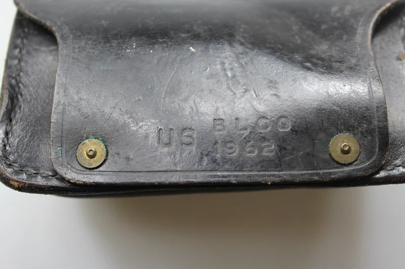US Army MP 1962 – Erste-Hilfe-Tasche aus schwarzem Leder