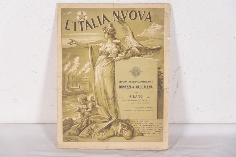 Karte von Italien „Neu-Italien“ 1919