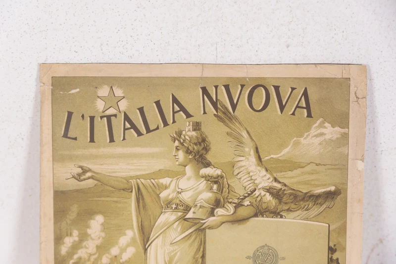 Karte von Italien „Neu-Italien“ 1919