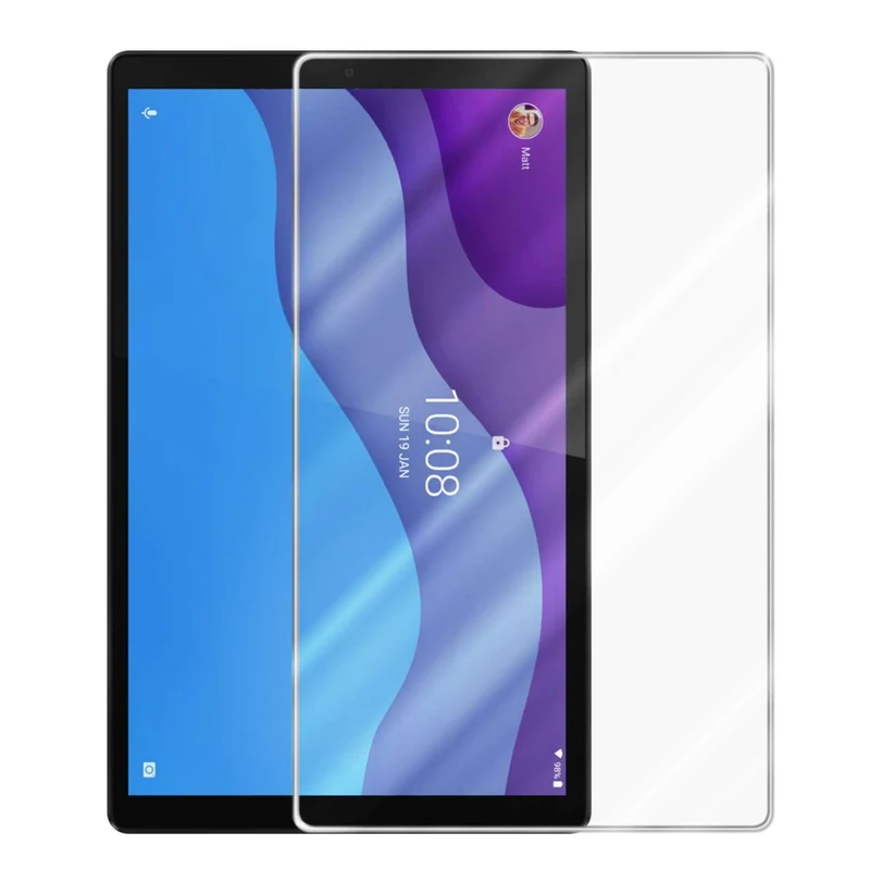 Cadorabo Panzer Folie kompatibel mit Lenovo Tab M10 HD (10.1 Zoll) TB-X306X Gehärtetes (Tempered) Display-Schutzglas in 9H Härte mit 3D Touch Kompatibilität