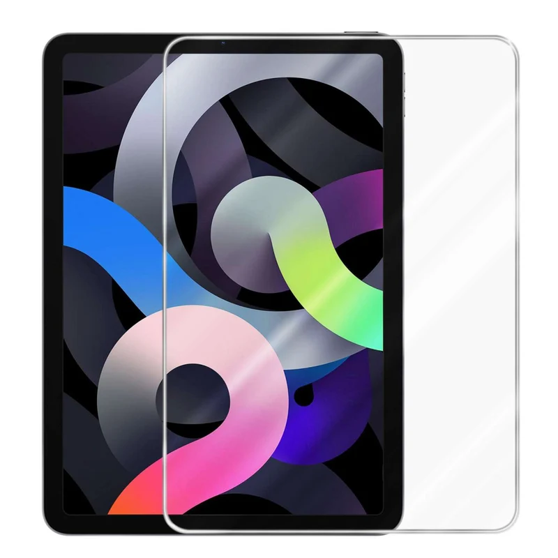 Cadorabo Panzer Folie kompatibel mit Apple iPad AIR 4 (10.9 Zoll) Gehärtetes (Tempered) Display-Schutzglas in 9H Härte mit 3D Touch Kompatibilität