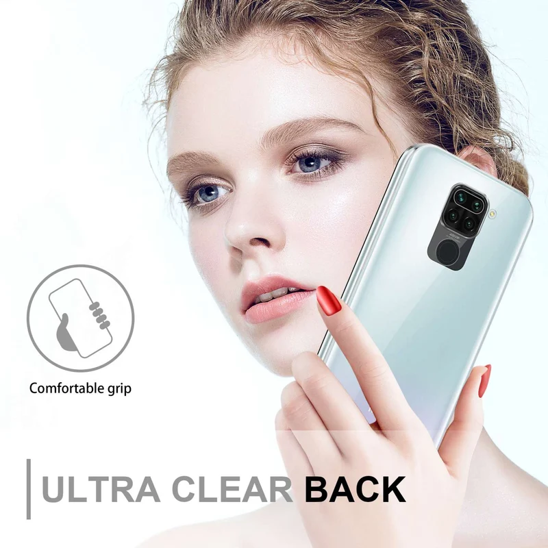 Cadorabo Hülle kompatibel mit Xiaomi RedMi NOTE 9 360° Full Body Schutzhülle - Front- und Rückenschutz, Rundumschutz mit Displayschutz