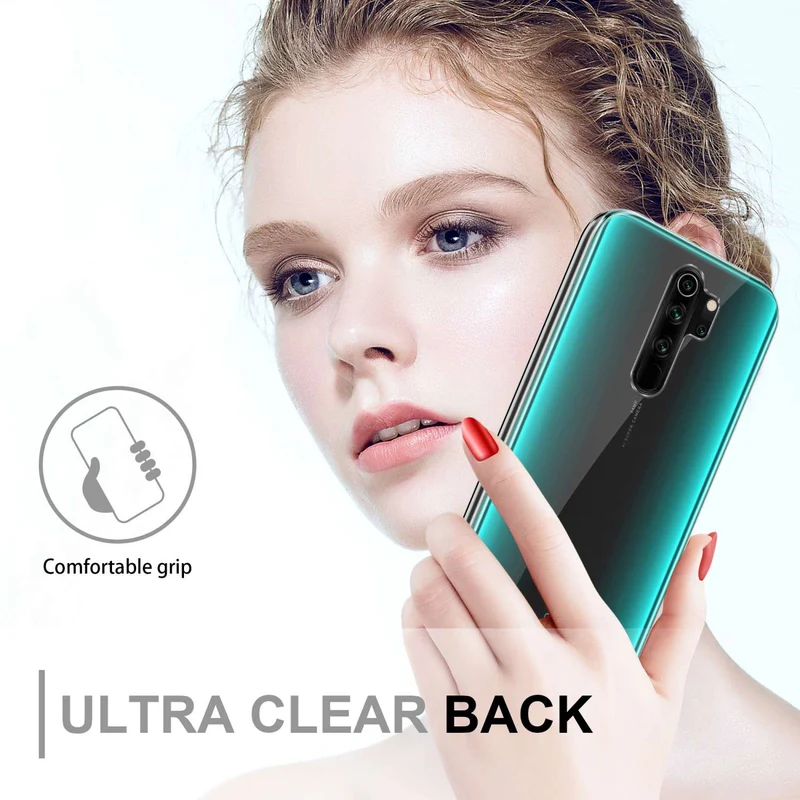 Cadorabo Hülle kompatibel mit Xiaomi RedMi NOTE 8 PRO 360° Full Body Schutzhülle - Front- und Rückenschutz, Rundumschutz mit Displayschutz