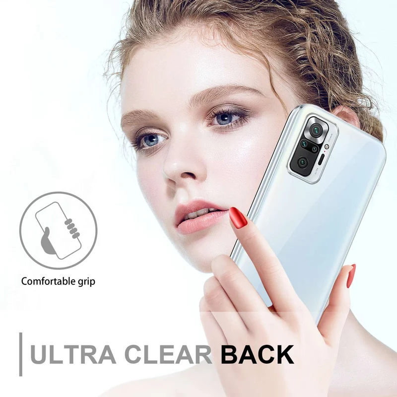 Cadorabo Hülle kompatibel mit Xiaomi RedMi NOTE 10 PRO 360° Full Body Schutzhülle - Front- und Rückenschutz, Rundumschutz mit Displayschutz