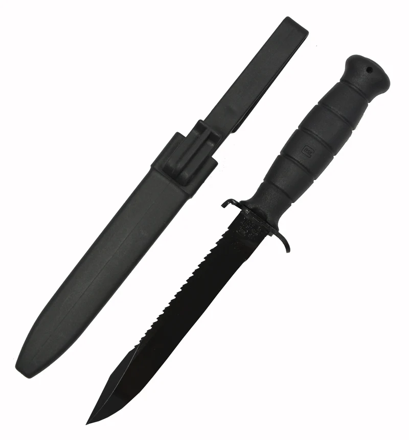 Glock Feldmesser 81 Schwarz mit Scheide