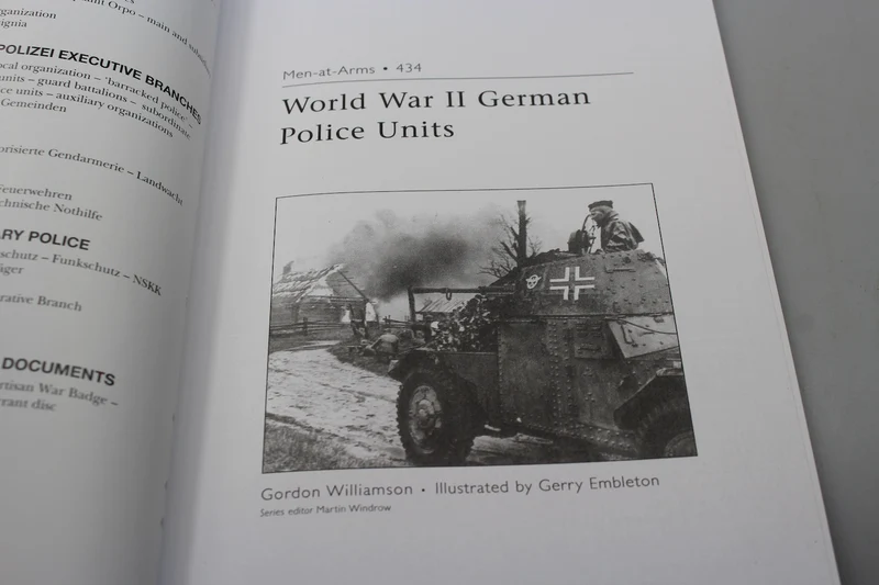 OSPREY - Men at Arms „Deutsche Polizeieinheiten des Zweiten Weltkriegs“