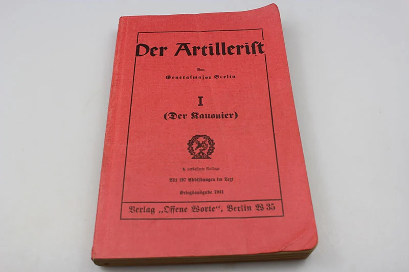 "Der Artillerist" Band 1 - Der Kannonier. Handbuch 1941