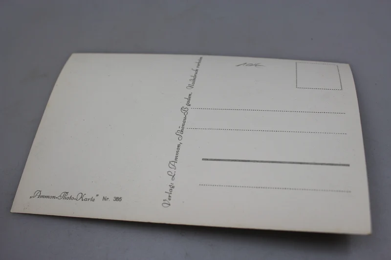 Postkarte mit Darstellung der Reichskanzlei-Filiale in Berchtesgaden