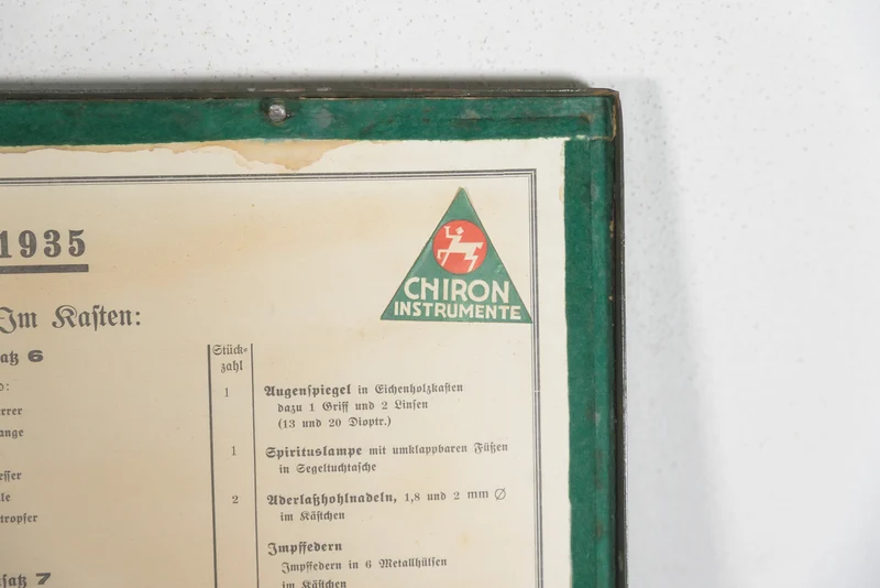 Truppen Besteck 1935 „Chiron Instrumente“ Sanità WH