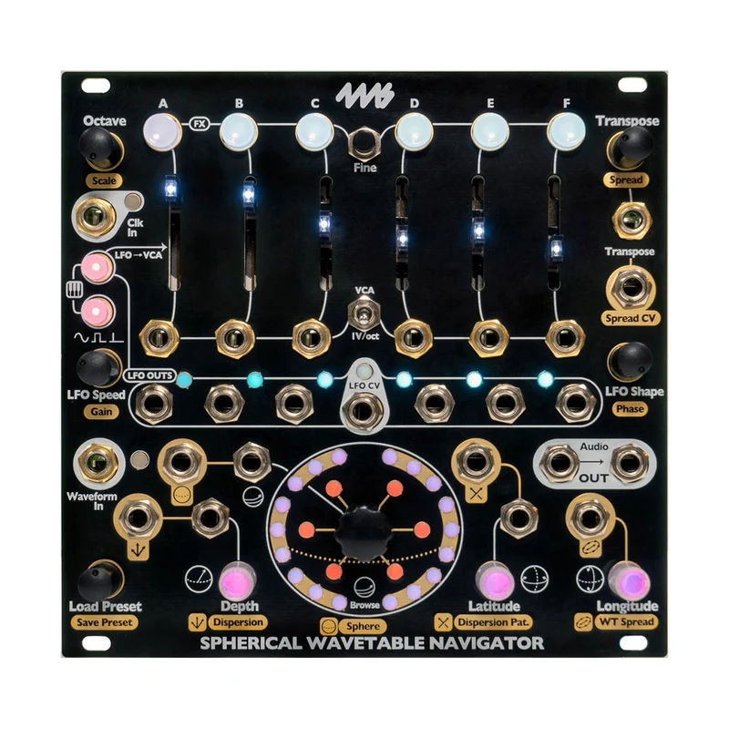 4 ms sphärischer Wavetable-Navigator (SWN)