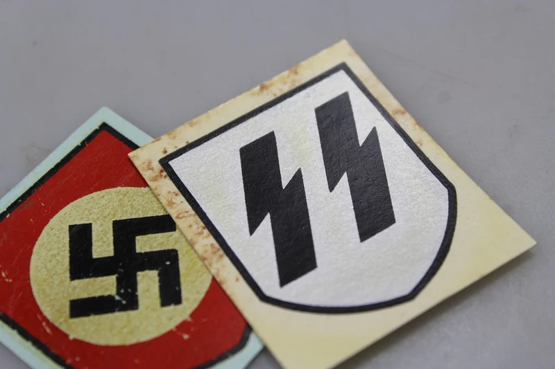 REPRO Paar W-SS-Abziehbilder