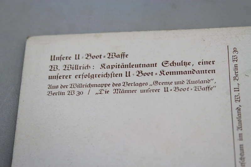 Willrich-Postkarte - „Unsere U-Boot=Waffe“ 2. Weltkrieg