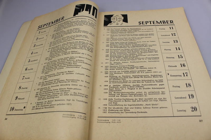 "Kalender der Deutschen Arbeiter - 1942"