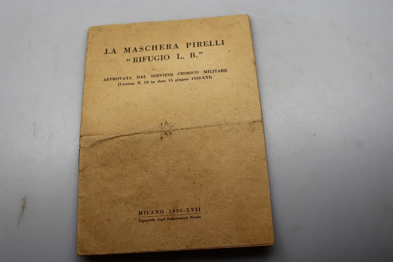 MAG Pirelli „Rifugio LB“ WW2 Handbuch