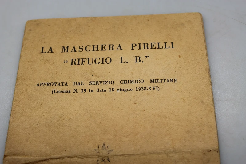 MAG Pirelli „Rifugio LB“ WW2 Handbuch