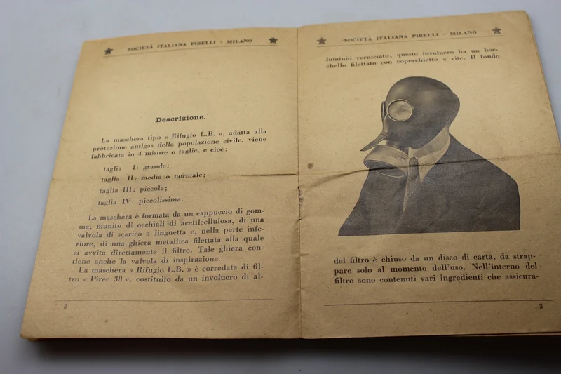 MAG Pirelli „Rifugio LB“ WW2 Handbuch