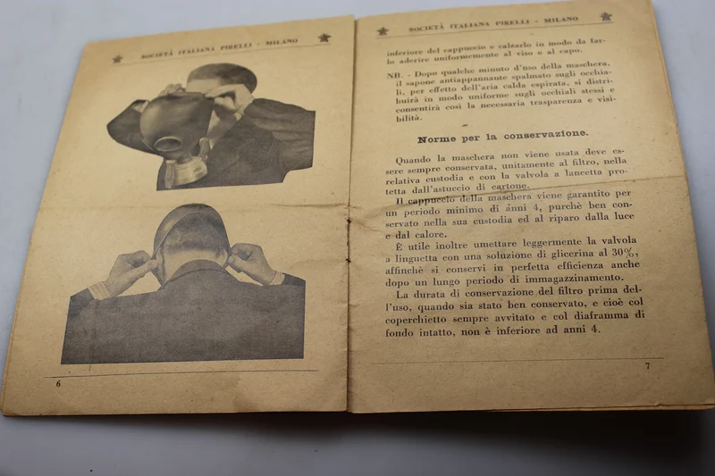 MAG Pirelli „Rifugio LB“ WW2 Handbuch