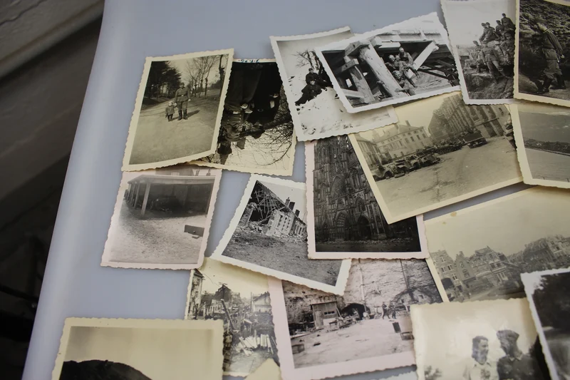 Foto Nr. 50 eines einzelnen Soldaten der Wehrmacht im Zweiten Weltkrieg
