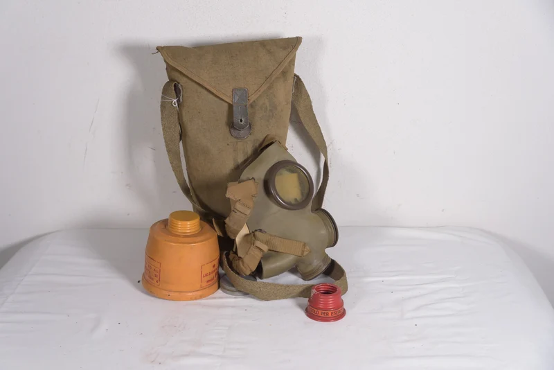 Gasmaske P.35 Größe III - REI WW 2
