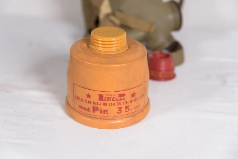 Gasmaske P.35 Größe III - REI WW 2