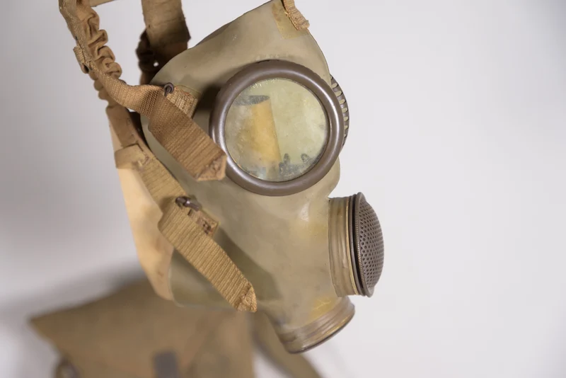 Gasmaske P.35 Größe III - REI WW 2