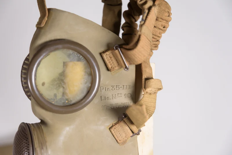 Gasmaske P.35 Größe III - REI WW 2