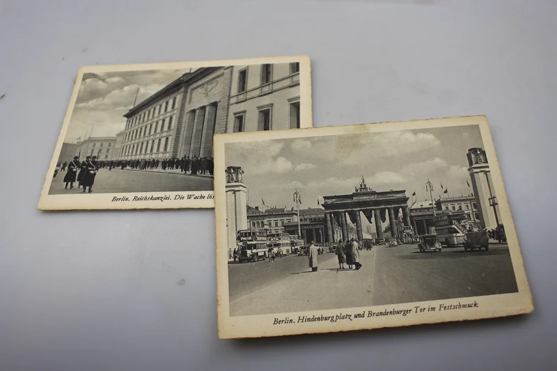 Nr. 2 Postkarten - Reichskanzlei und Brandenburger Tor