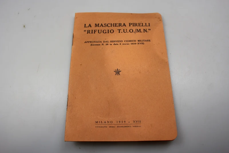 MAG Pirelli „Rifugio TUO/MN“ WW 2 Handbuch