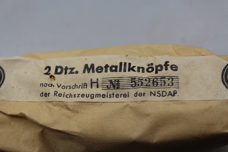 2 Dtz. Metallknopfe RZM 24 Stück