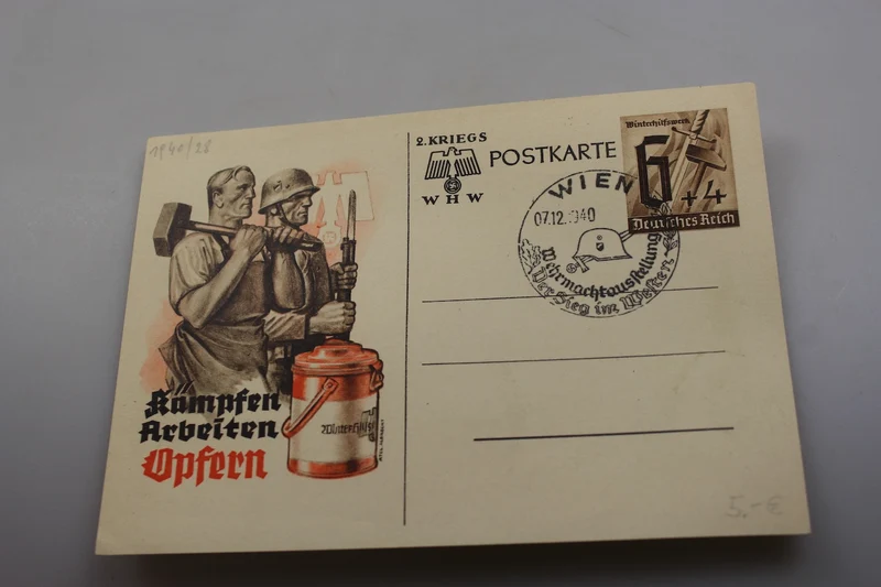 WHW WW2 Postkarte
