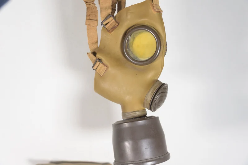 Gasmaske P.35 Größe II - REI WW 2