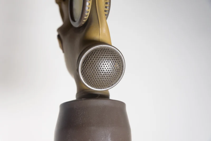 Gasmaske P.35 Größe II - REI WW 2
