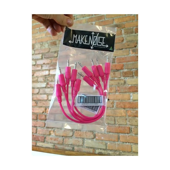 Machen Sie Noise 6 "Hot Pink Patchkabel 5er-Pack