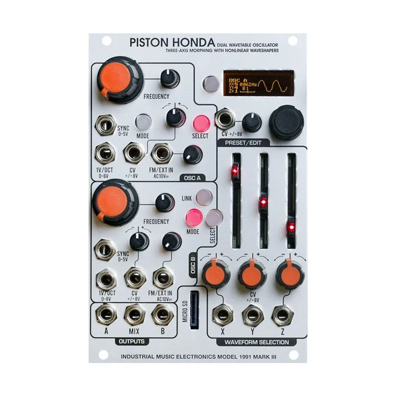 Industrielle Musikelektronik Kolben Honda Mk III (Modell 1991-3)