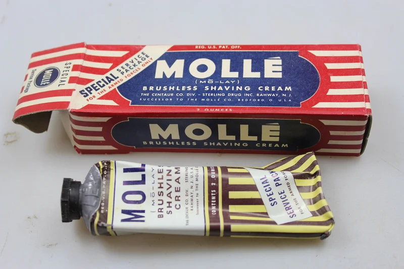 Rasierschaum „Molle“ aus dem 2. Weltkrieg