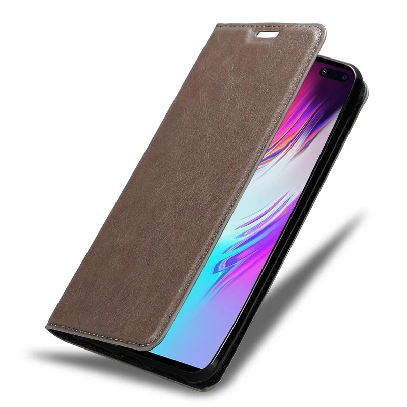 Cadorabo Hülle kompatibel mit Samsung Galaxy S10 5G Schutzhülle mit Magnetverschluss, Standfunktion und Kartenfach