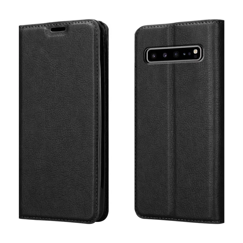 Cadorabo Hülle kompatibel mit Samsung Galaxy S10 5G Schutzhülle mit Magnetverschluss, Standfunktion und Kartenfach