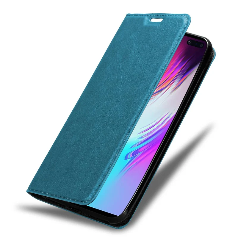 Cadorabo Hülle kompatibel mit Samsung Galaxy S10 5G Schutzhülle mit Magnetverschluss, Standfunktion und Kartenfach
